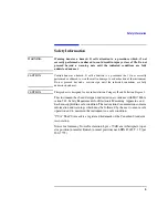 Preview for 5 page of Agilent Technologies E4412A Operation And Service Manual