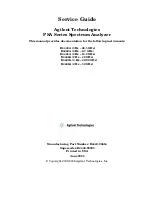 Preview for 1 page of Agilent Technologies E4440A Service Manual