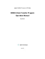 Предварительный просмотр 1 страницы Agilent Technologies E4980A Operation Manual