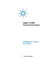 Preview for 1 page of Agilent Technologies E6198B User Manual