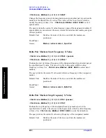 Preview for 262 page of Agilent Technologies ESA-E E4401B User'S/Programmer'S Reference