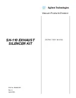 Предварительный просмотр 1 страницы Agilent Technologies EXSLRSH110 Instruction Manual