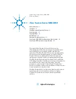 Preview for 3 page of Agilent Technologies Flow Tracker 1000 Reference Manual