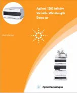 Предварительный просмотр 1 страницы Agilent Technologies G1314B User Manual