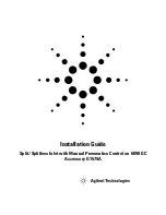 Preview for 1 page of Agilent Technologies G1574A Installation Manual