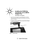 Preview for 1 page of Agilent Technologies G1926A Installing