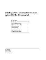 Предварительный просмотр 3 страницы Agilent Technologies G2621-64000 Installation Manual