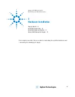 Preview for 17 page of Agilent Technologies G3180B Installation And Operation Manual