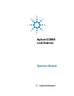 Agilent Technologies G3388A Operation Manual preview