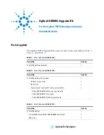 Предварительный просмотр 1 страницы Agilent Technologies G4560A Installation Manual