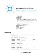 Предварительный просмотр 1 страницы Agilent Technologies G4565A Accessory Installation Manual