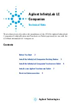 Preview for 1 page of Agilent Technologies G7109A Technical Note