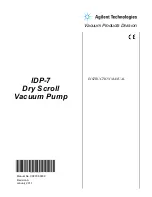 Agilent Technologies IDP-7 Instruction Manual предпросмотр