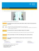 Предварительный просмотр 2 страницы Agilent Technologies IDP3GBKIT Quick Reference Manual