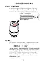 Предварительный просмотр 6 страницы Agilent Technologies IMG-500 Manual