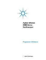 Предварительный просмотр 1 страницы Agilent Technologies Infiniium 90000 Q-Series Programmer'S Manual