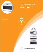 Предварительный просмотр 1 страницы Agilent Technologies Infinity Binary Pump VL 1290 User Manual