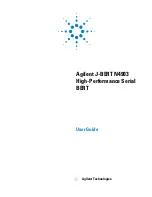 Предварительный просмотр 1 страницы Agilent Technologies J-BERT N4903 User Manual