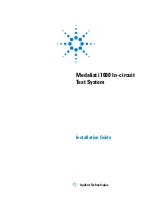 Agilent Technologies Medalist i1000 Installation Manual предпросмотр