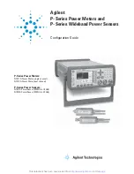 Agilent Technologies N1921A Configuration Manual preview