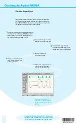 Предварительный просмотр 8 страницы Agilent Technologies N4916A Getting Started