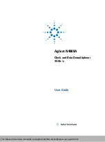 Предварительный просмотр 2 страницы Agilent Technologies N4968A User Manual