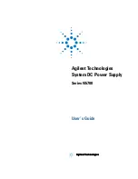 Preview for 1 page of Agilent Technologies N5700 Series User Manual