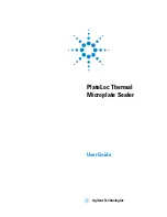 Предварительный просмотр 1 страницы Agilent Technologies PlateLoc User Manual