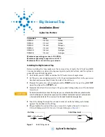 Предварительный просмотр 1 страницы Agilent Technologies RMSH–2 Installation Sheet