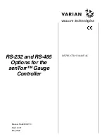 Preview for 1 page of Agilent Technologies RS-232 Instruction Manual