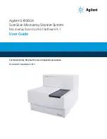 Agilent Technologies SureScan G4900DA User Manual preview