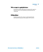 Предварительный просмотр 161 страницы Agilent Technologies TPS-compact X3580-64000 User Manual