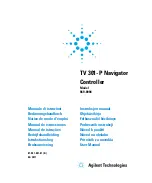 Предварительный просмотр 1 страницы Agilent Technologies TV 301-P User Manual