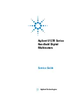 Agilent Technologies U1270 Series Service Manual preview