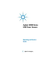 Agilent Technologies U2000 Series Operating And Service Manual preview