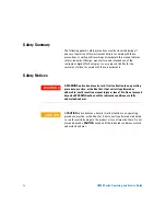 Preview for 4 page of Agilent Technologies U2000 Series Operating And Service Manual