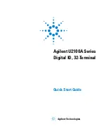 Agilent Technologies U2100A Series Quick Start Manual preview