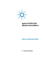 Предварительный просмотр 1 страницы Agilent Technologies U2751A User'S And Service Manual