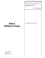 Agilent Technologies VHS-4 Instruction Manual предпросмотр