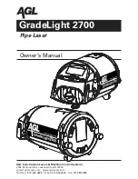 Предварительный просмотр 1 страницы AGL GradeLight 2700 Owner'S Manual