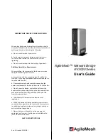 AglieMesh AV3000 Series User Manual preview