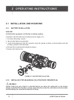 Предварительный просмотр 12 страницы AGM Global Vision ANACONDA Series User Manual