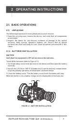 Предварительный просмотр 9 страницы AGM Global Vision RATTLER TS35-640 User Manual