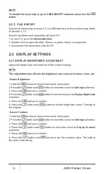 Preview for 14 page of AGM EXPLORATOR FSB50-640 User Manual