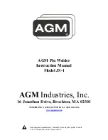 Предварительный просмотр 1 страницы AGM JS-1 Instruction Manual