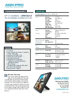 Agnpro EP-17AV-LT Specifications предпросмотр