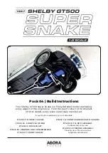 Preview for 1 page of Agora Models Shelby GT500 1967 Super Snake Build Instructions