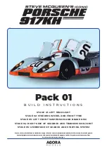 Preview for 1 page of Agora Models Steve McQueen's Iconic Porsche 917KH Pack 01 Build Instructions