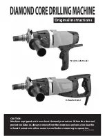 Preview for 1 page of AGP D-Handle Model Original Instructions Manual