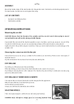 Preview for 6 page of AGP DD62 Original Instructions Manual